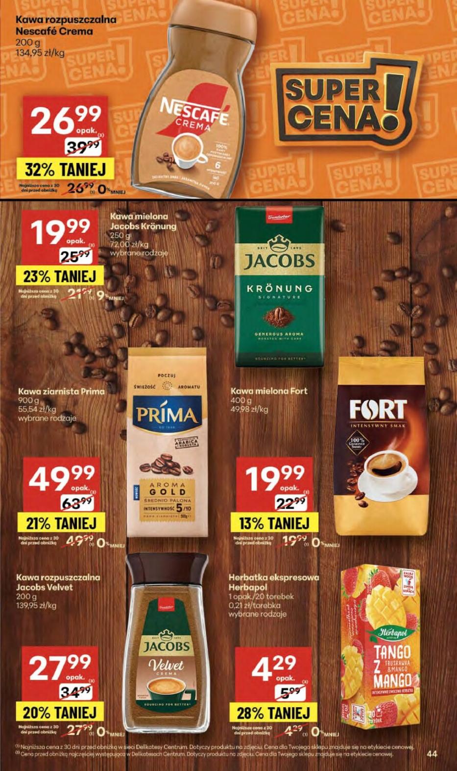 Gazetka promocyjna Delikatesy Centrum str. 44