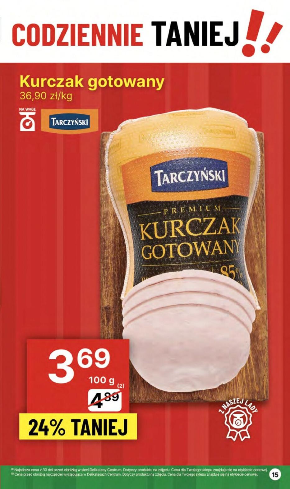 Gazetka promocyjna Delikatesy Centrum str. 15