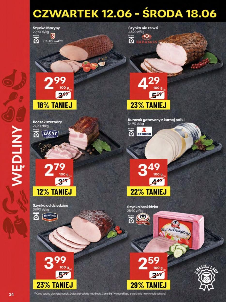 Gazetka promocyjna Delikatesy Centrum str. 24