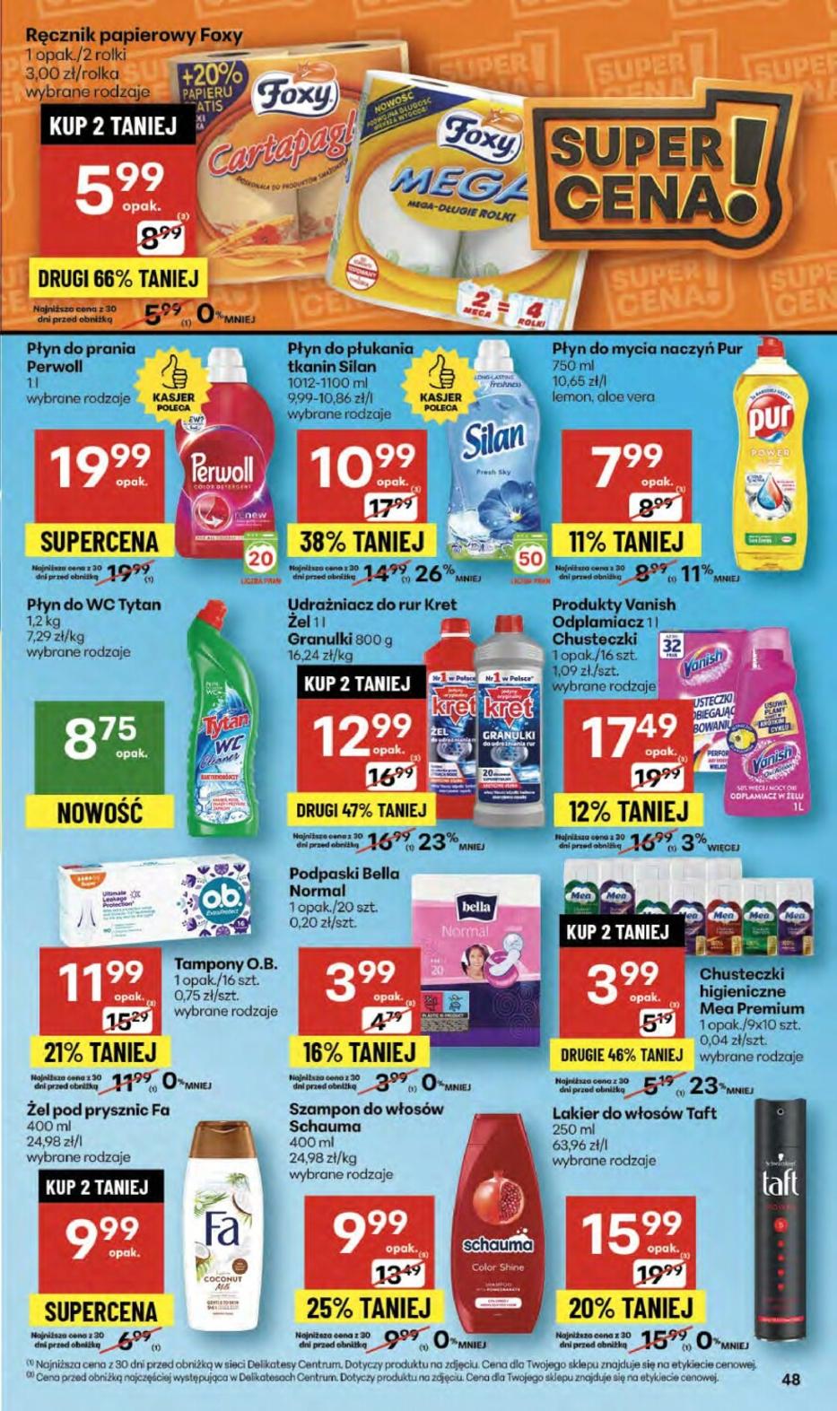 Gazetka promocyjna Delikatesy Centrum str. 48