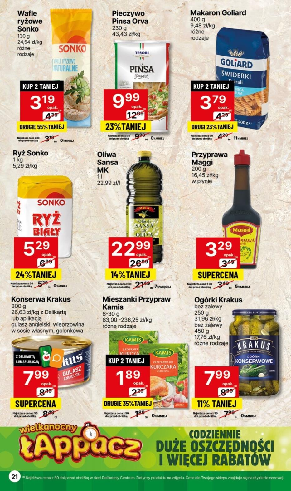 Gazetka promocyjna Delikatesy Centrum str. 21