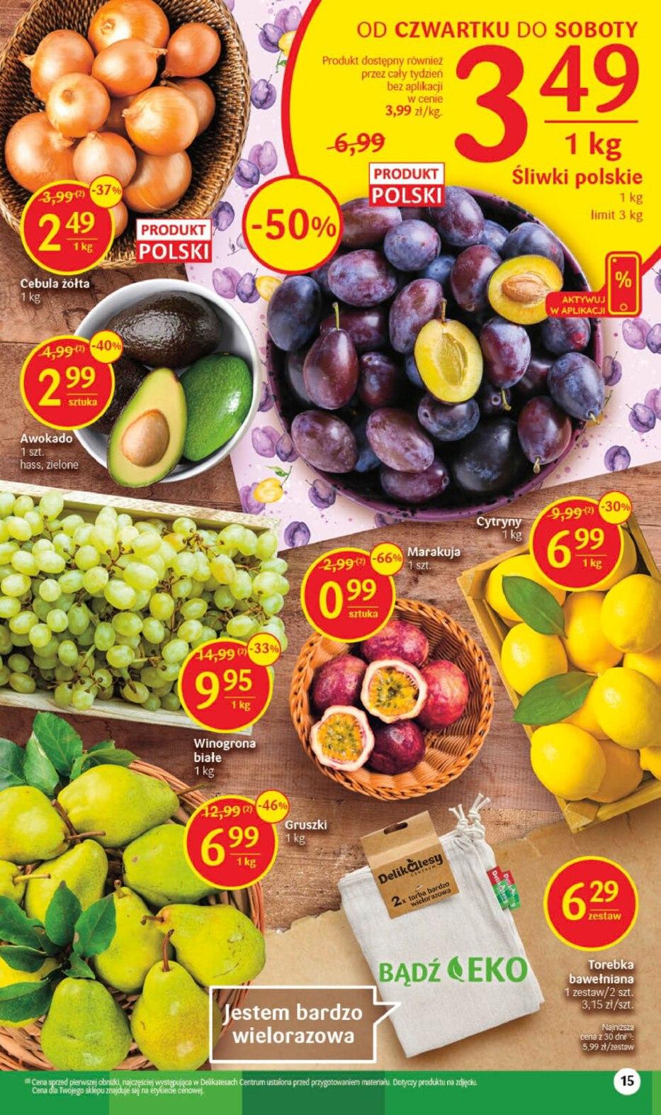 Gazetka promocyjna Delikatesy Centrum str. 15