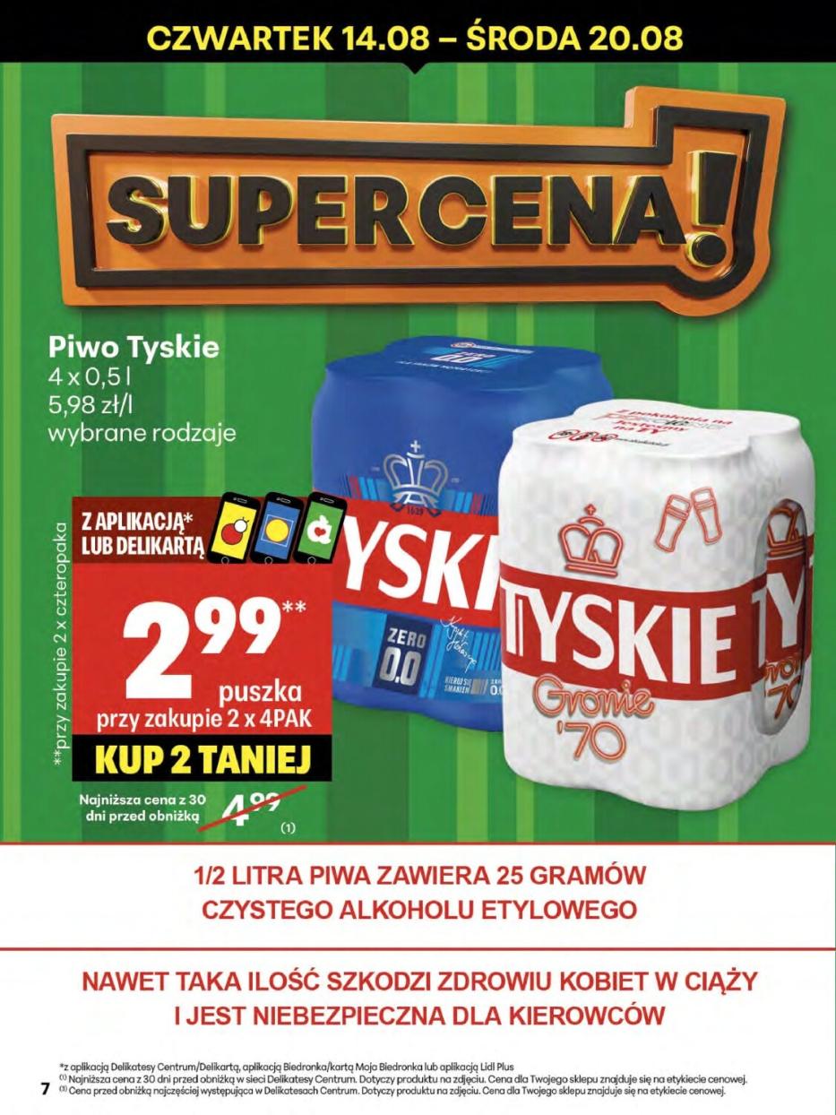 Gazetka promocyjna Delikatesy Centrum str. 7