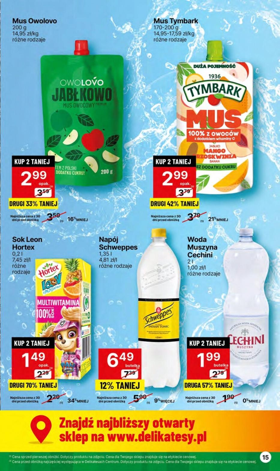 Gazetka promocyjna Delikatesy Centrum str. 15