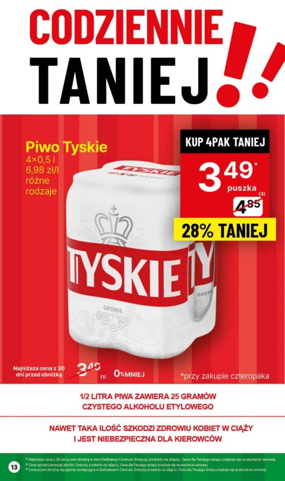 Gazetka promocyjna Delikatesy Centrum str. 13