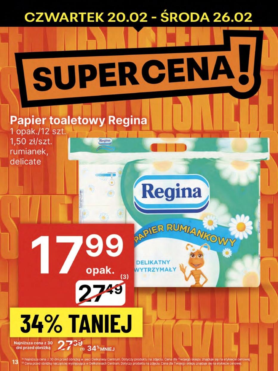 Gazetka promocyjna Delikatesy Centrum str. 13