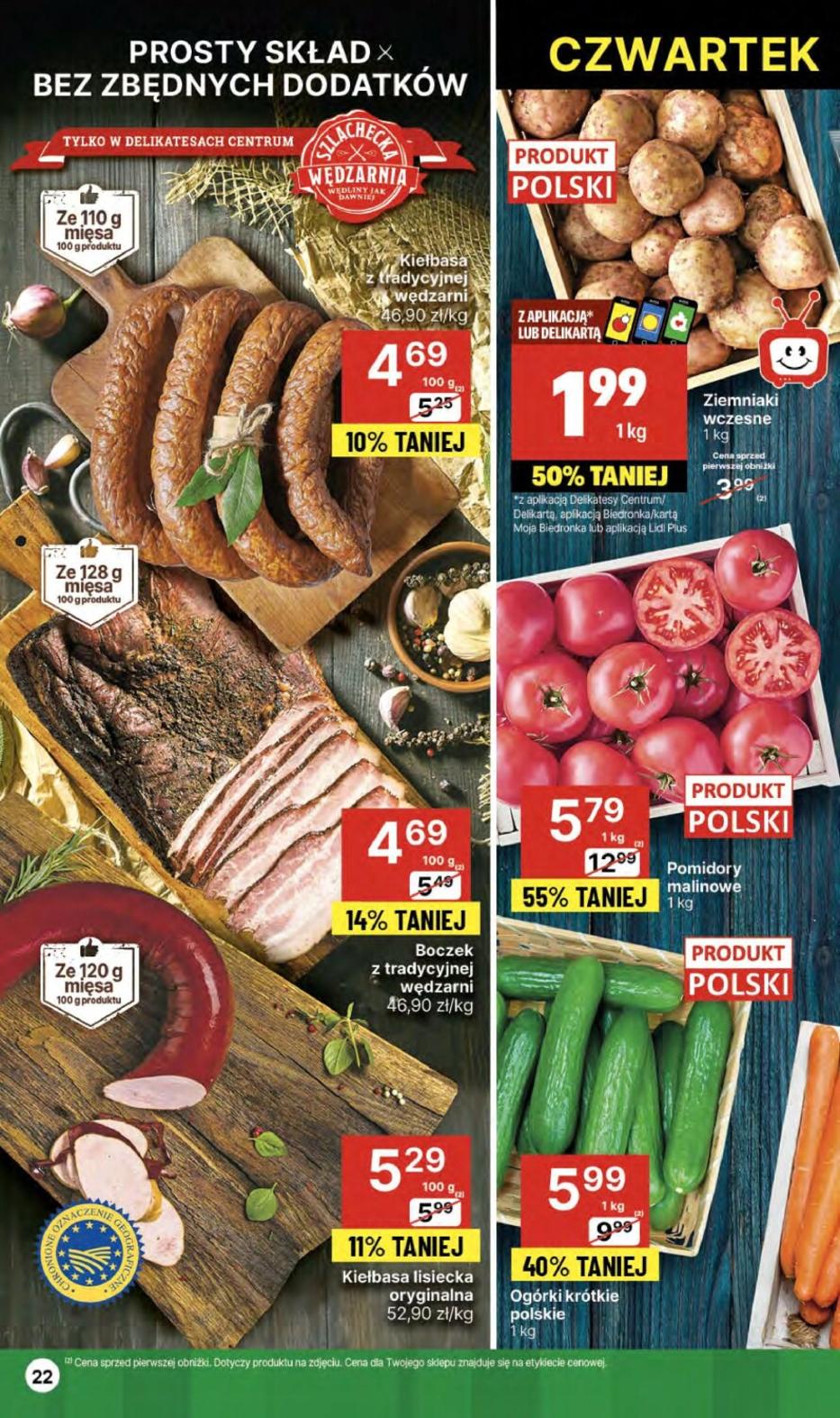Gazetka promocyjna Delikatesy Centrum str. 22