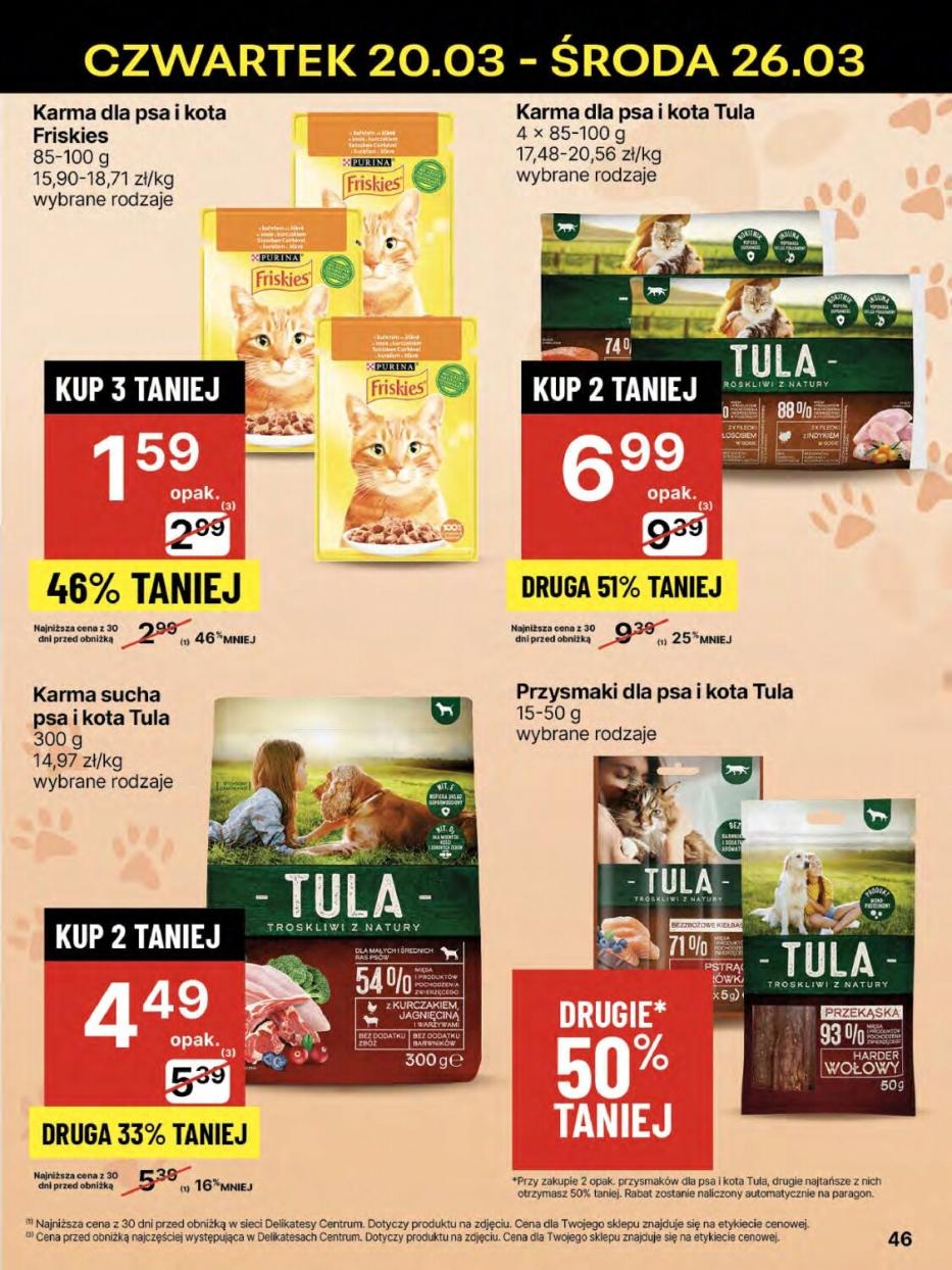 Gazetka promocyjna Delikatesy Centrum str. 46
