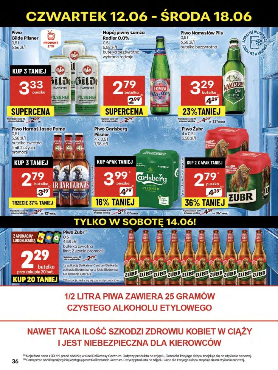 Gazetka promocyjna Delikatesy Centrum str. 36