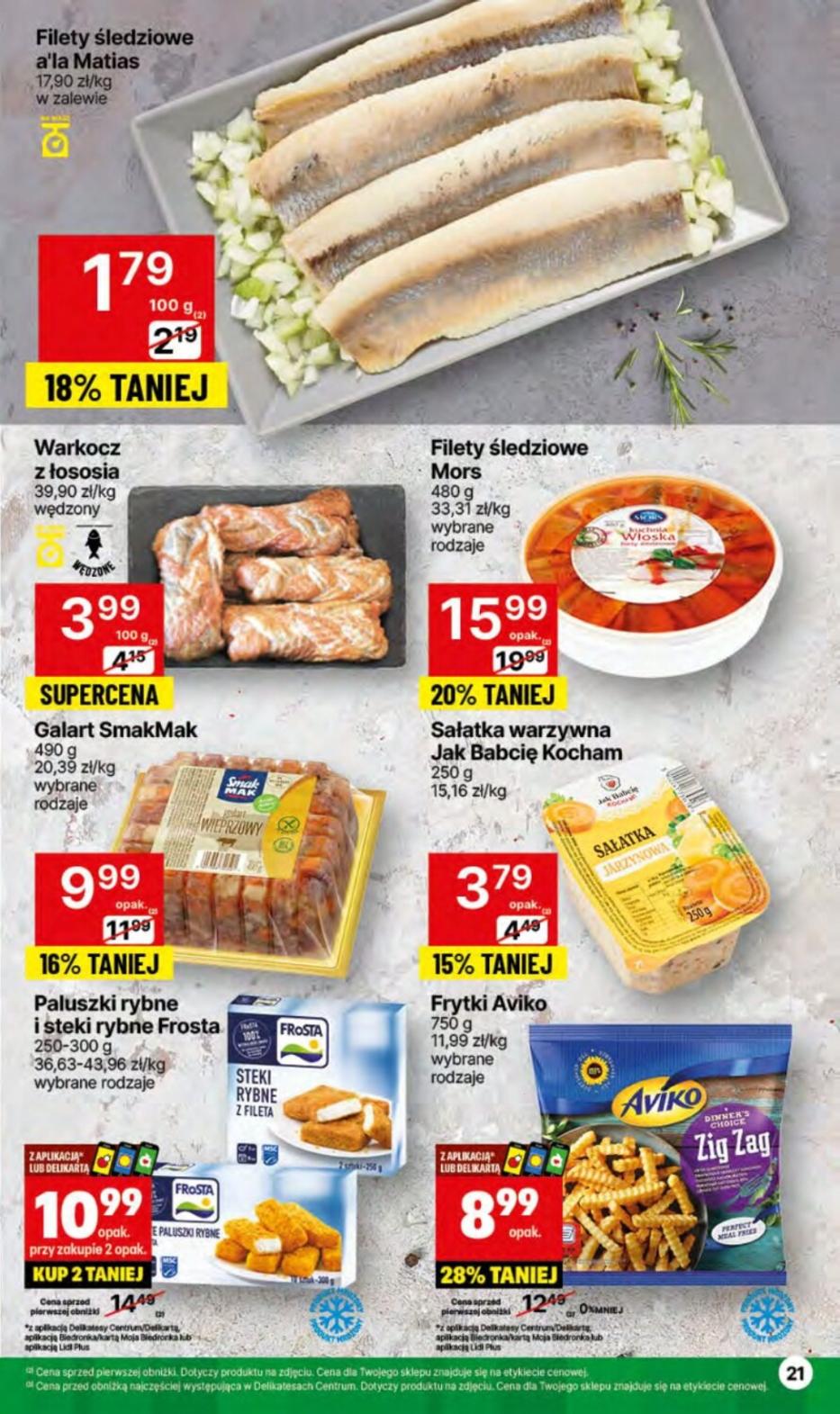 Gazetka promocyjna Delikatesy Centrum str. 21