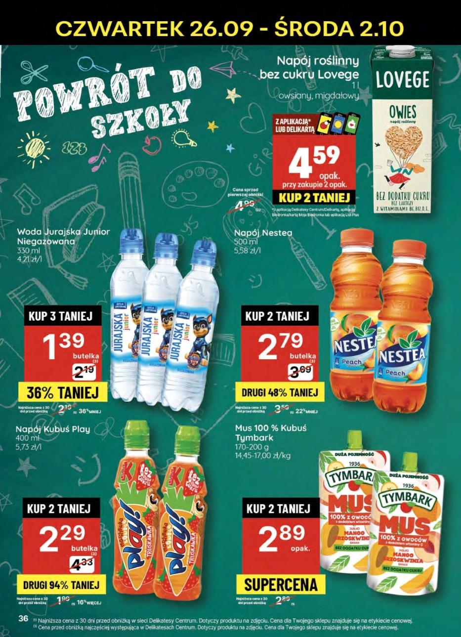 Gazetka promocyjna Delikatesy Centrum str. 36