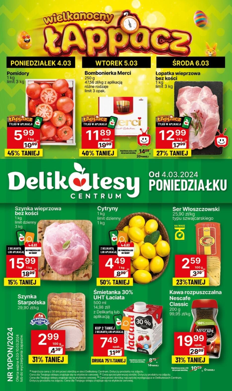 Gazetka promocyjna Delikatesy Centrum str. 1