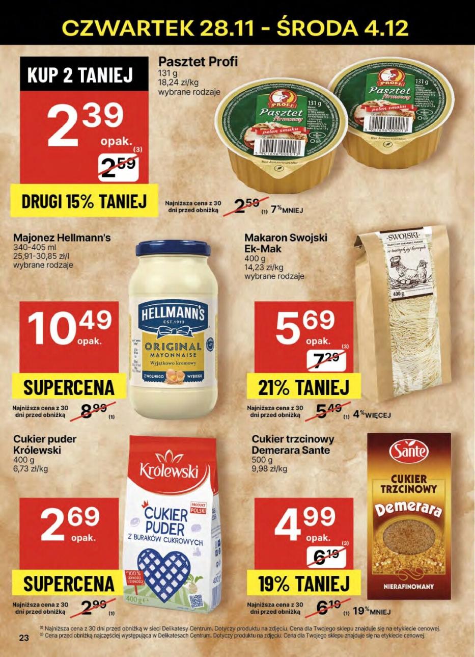 Gazetka promocyjna Delikatesy Centrum str. 23