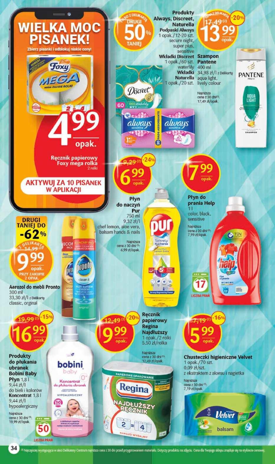Gazetka promocyjna Delikatesy Centrum str. 34