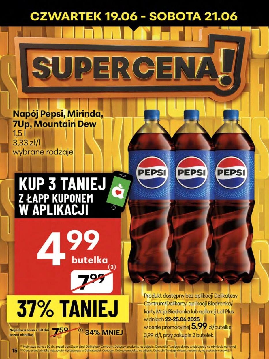 Gazetka promocyjna Delikatesy Centrum str. 15