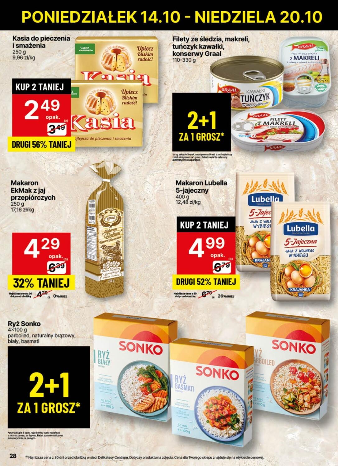 Gazetka promocyjna Delikatesy Centrum str. 28