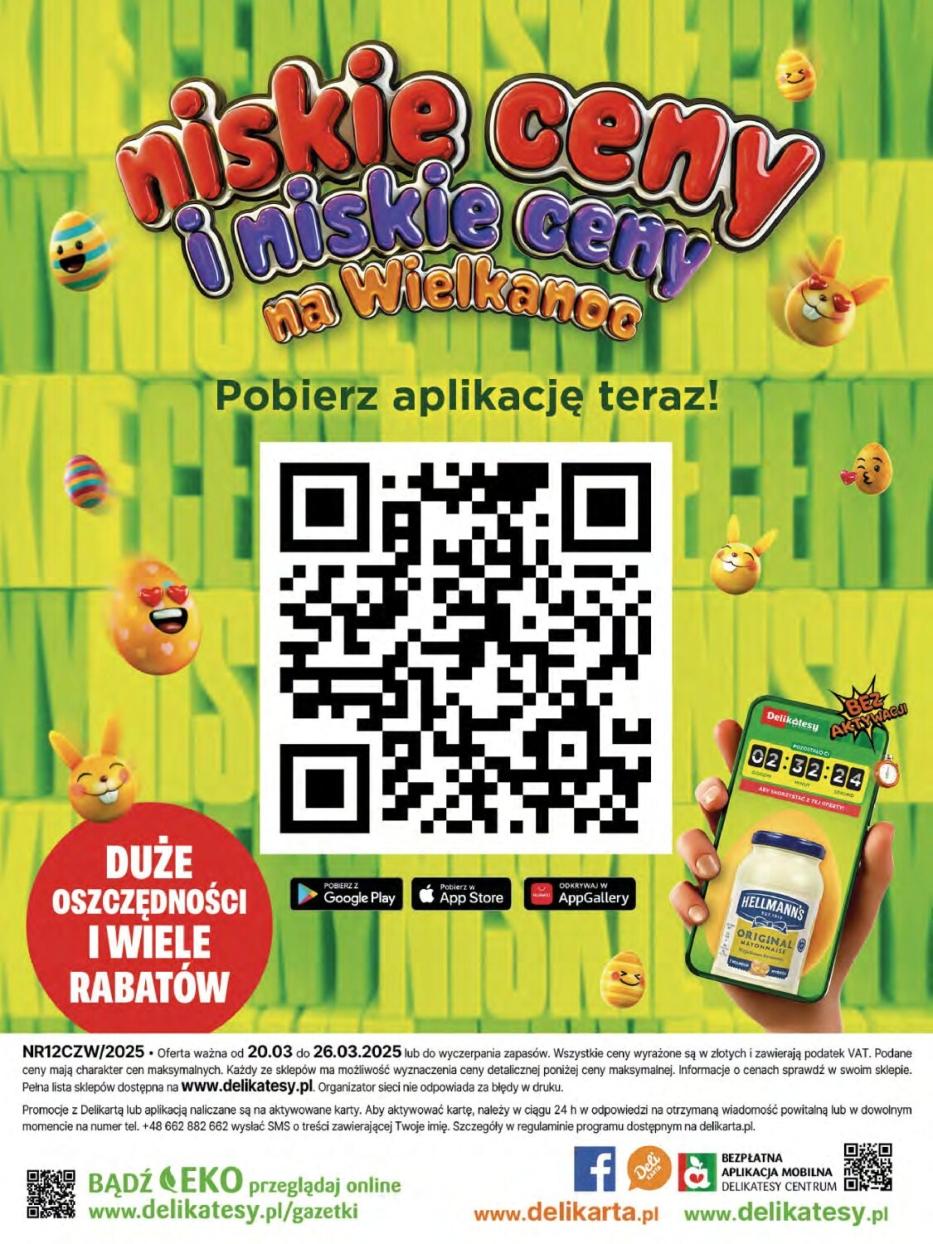 Gazetka promocyjna Delikatesy Centrum str. 47