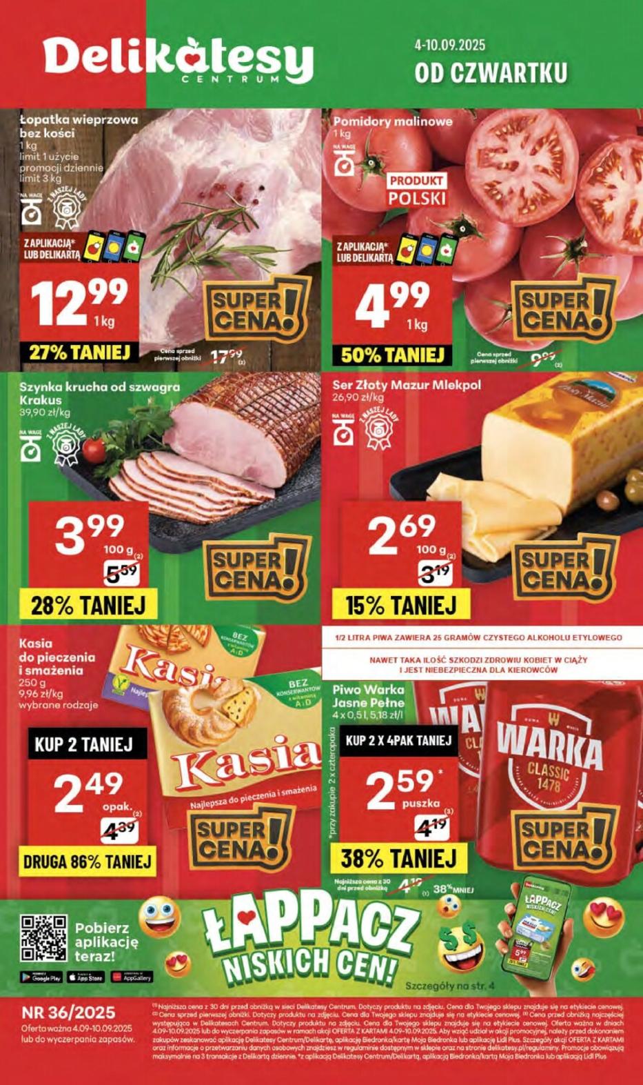 Gazetka promocyjna Delikatesy Centrum str. 1