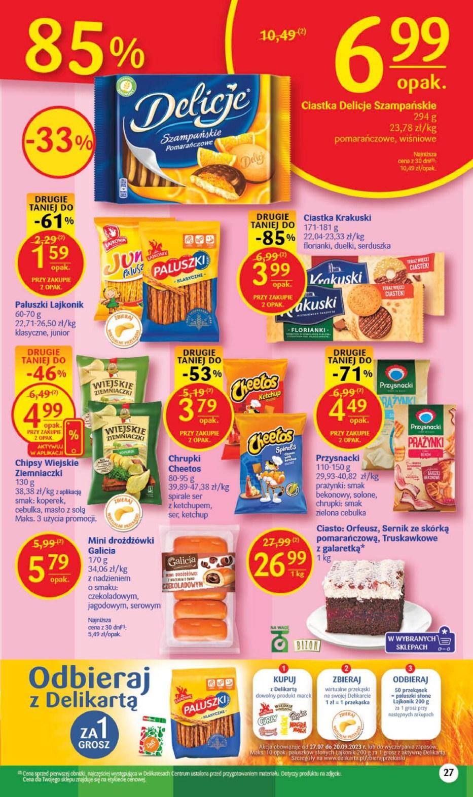 Gazetka promocyjna Delikatesy Centrum str. 26