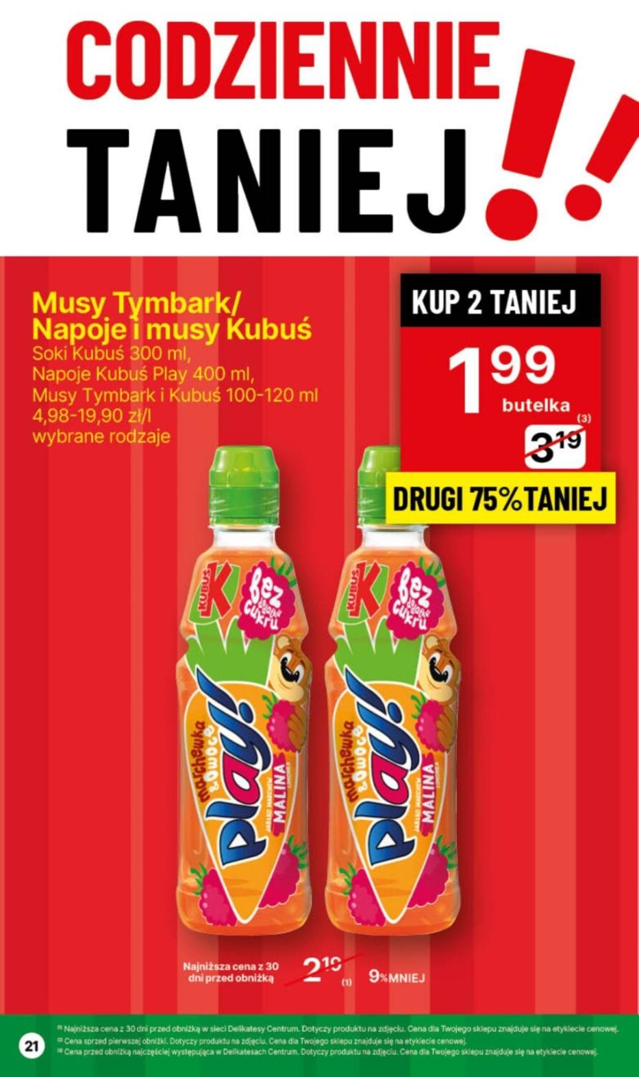 Gazetka promocyjna Delikatesy Centrum str. 21