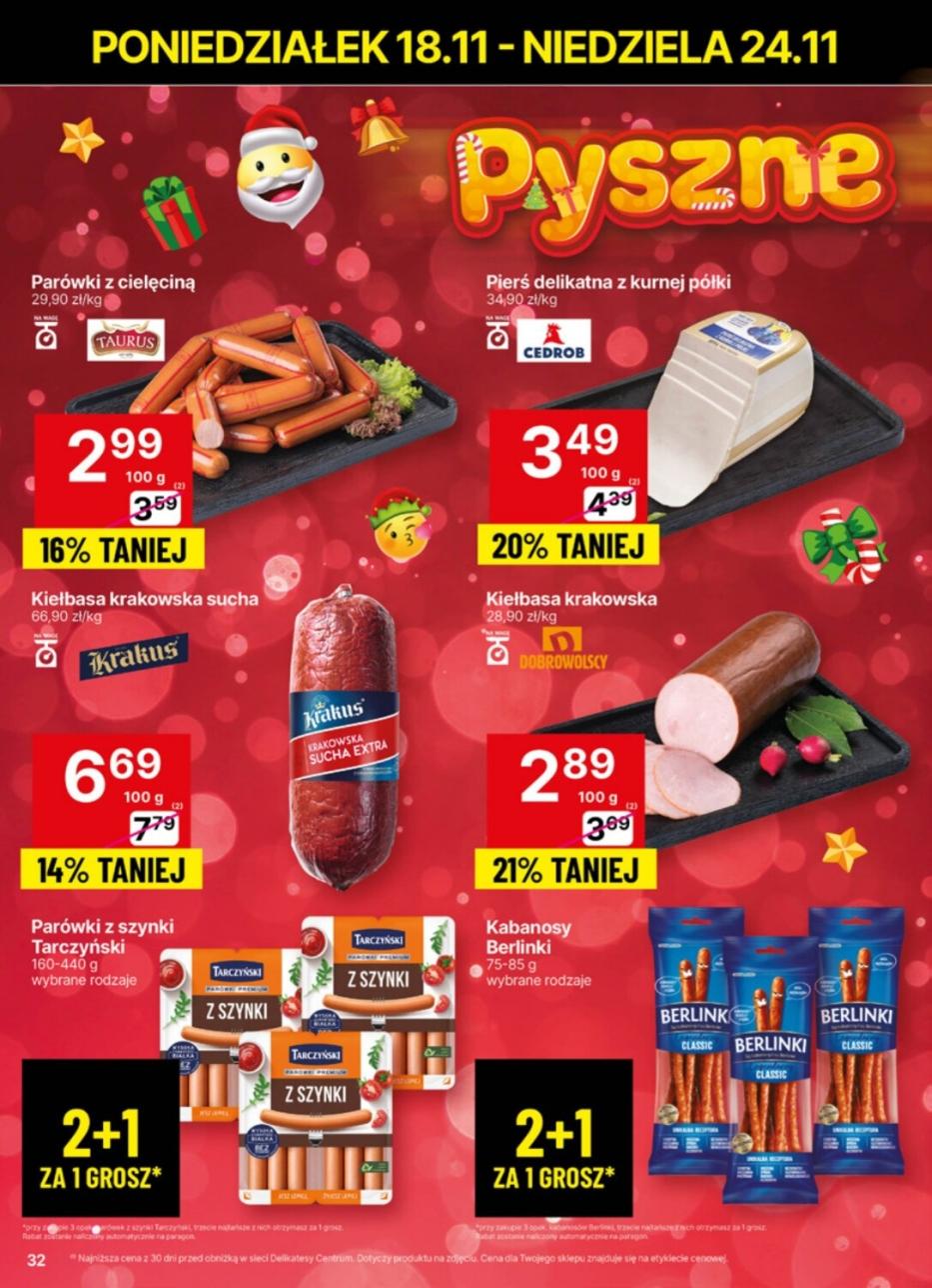 Gazetka promocyjna Delikatesy Centrum str. 32