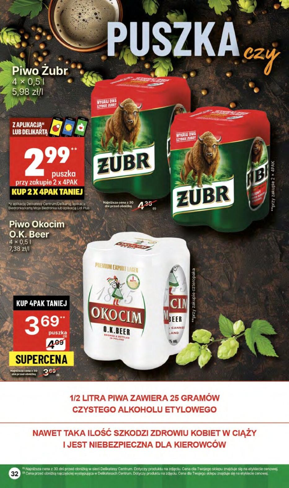 Gazetka promocyjna Delikatesy Centrum str. 32