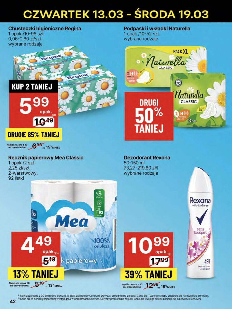 Gazetka promocyjna Delikatesy Centrum str. 42