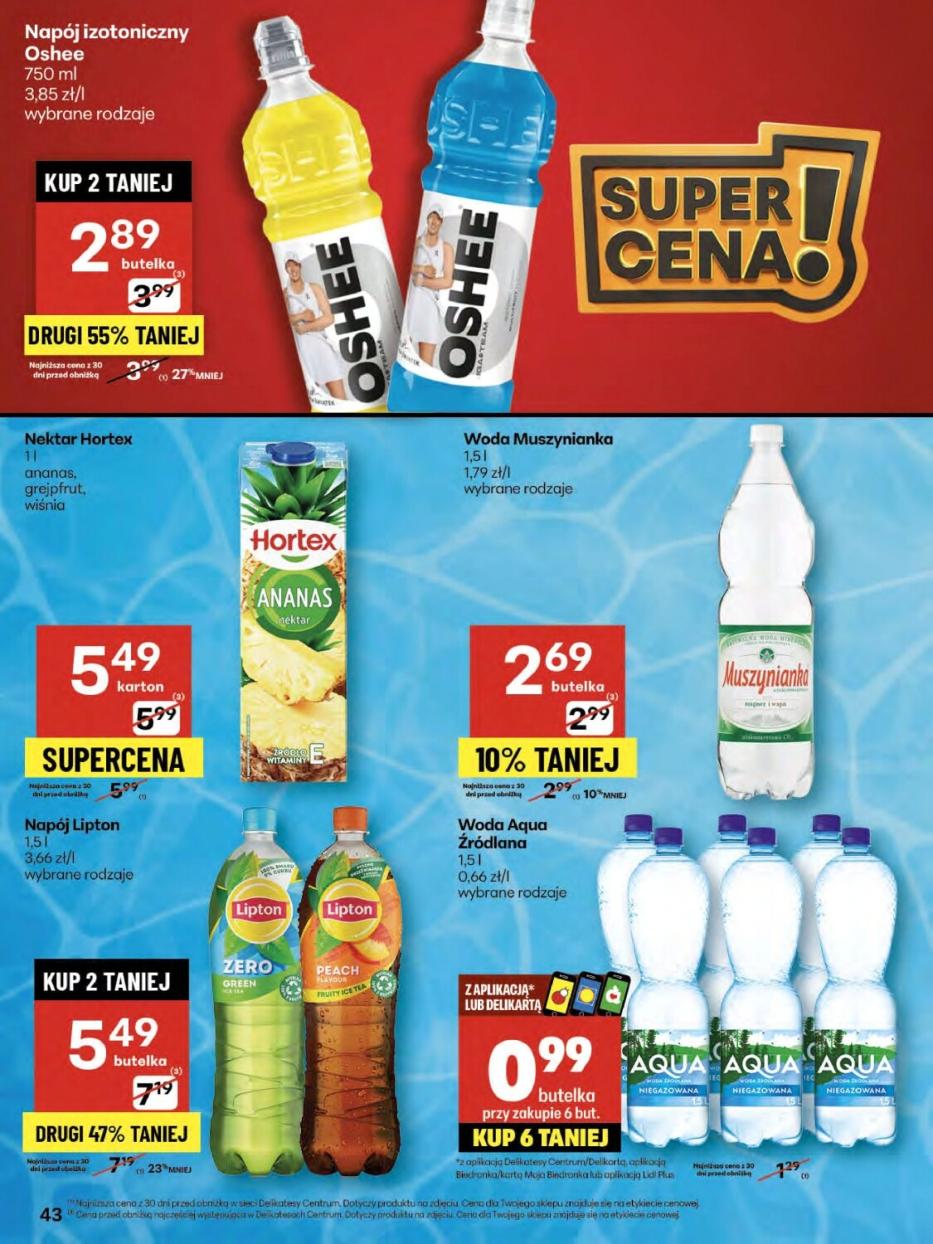 Gazetka promocyjna Delikatesy Centrum str. 43
