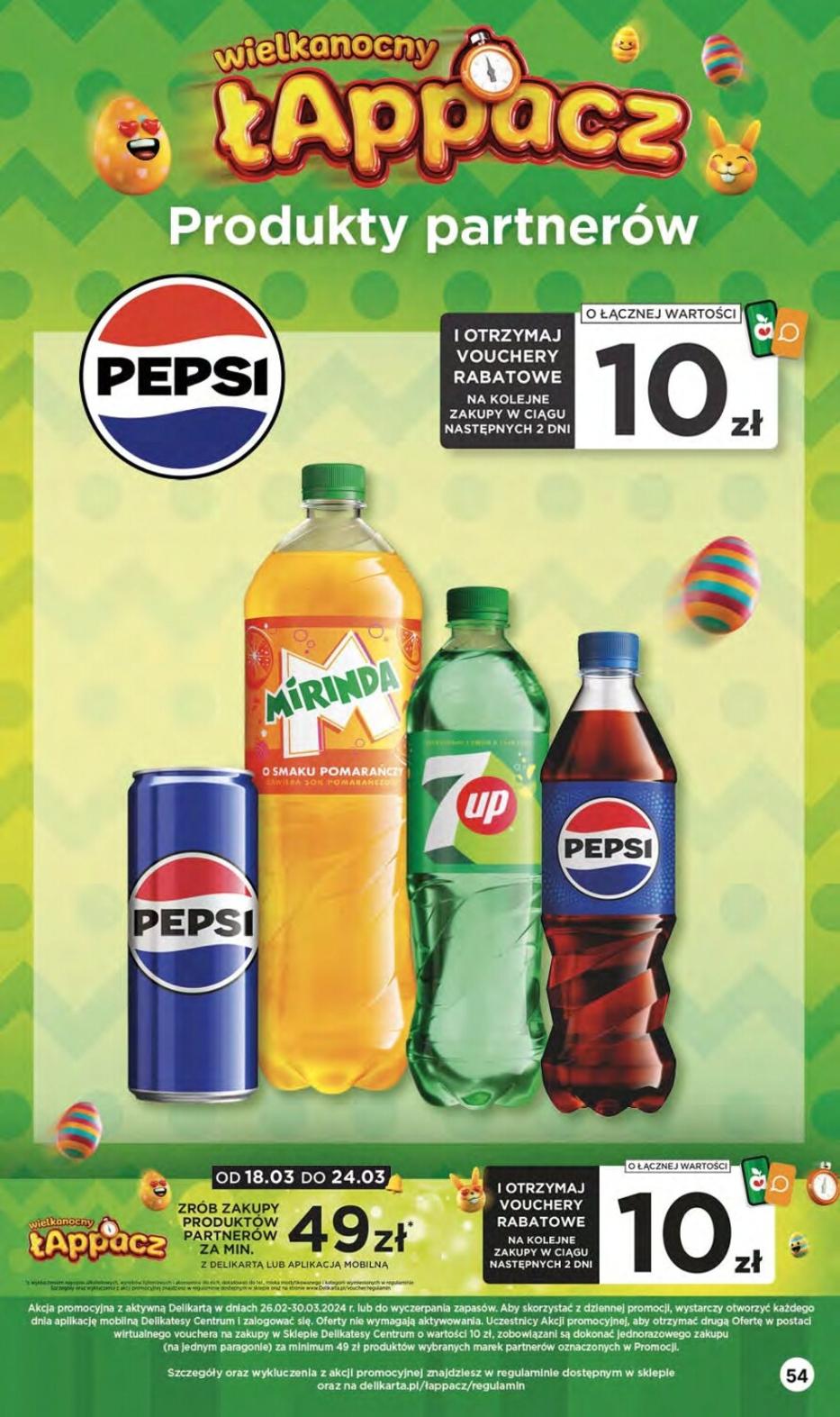 Gazetka promocyjna Delikatesy Centrum str. 54