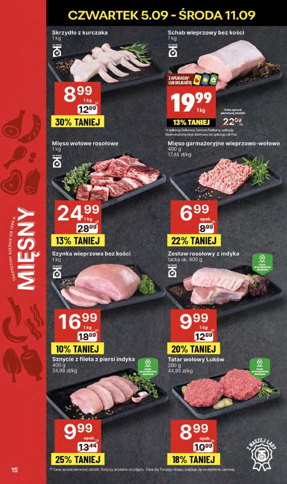 Gazetka promocyjna Delikatesy Centrum str. 15