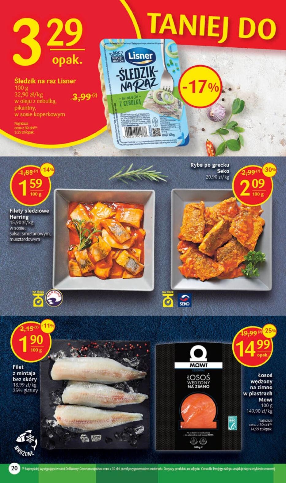 Gazetka promocyjna Delikatesy Centrum str. 20
