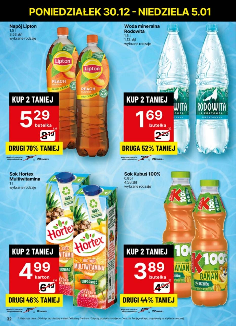 Gazetka promocyjna Delikatesy Centrum str. 32