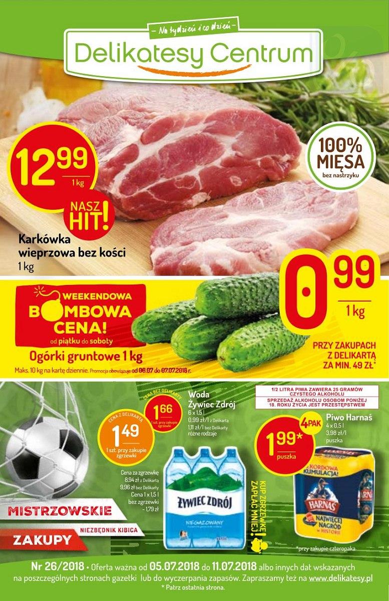 Gazetka promocyjna Delikatesy Centrum str. 1