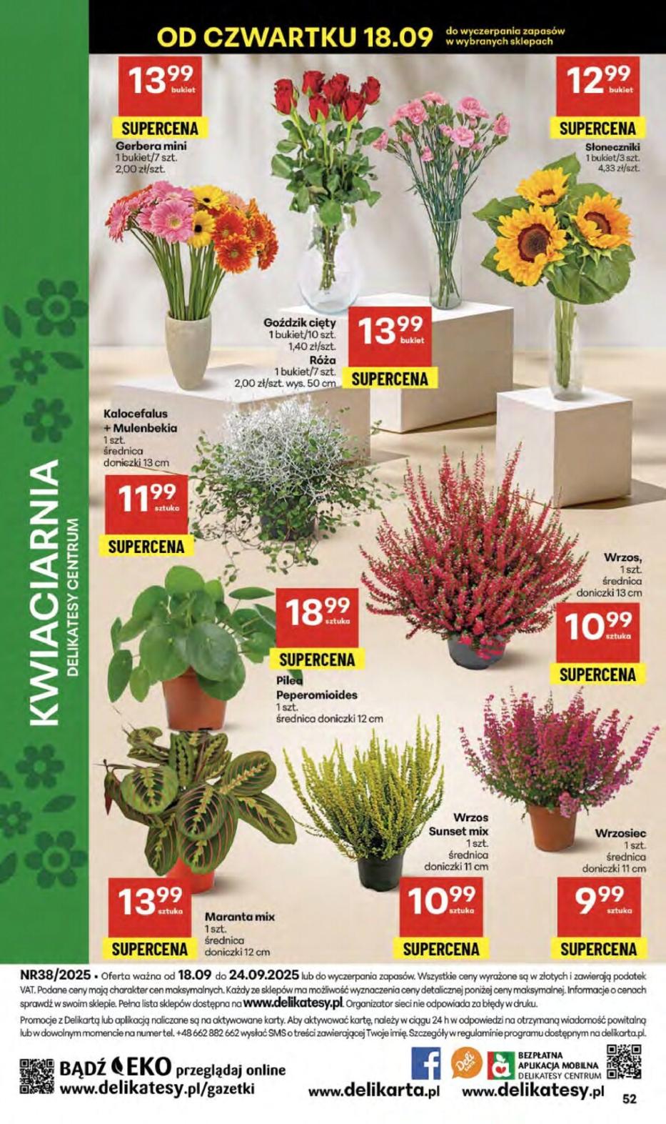 Gazetka promocyjna Delikatesy Centrum str. 52