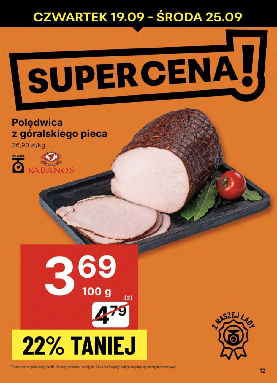 Gazetka promocyjna Delikatesy Centrum str. 12