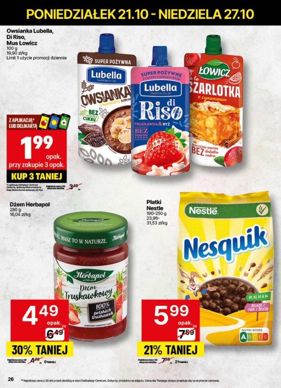 Gazetka promocyjna Delikatesy Centrum str. 26
