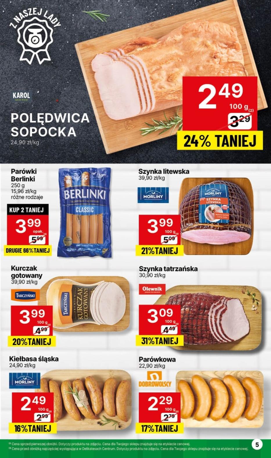 Gazetka promocyjna Delikatesy Centrum str. 5