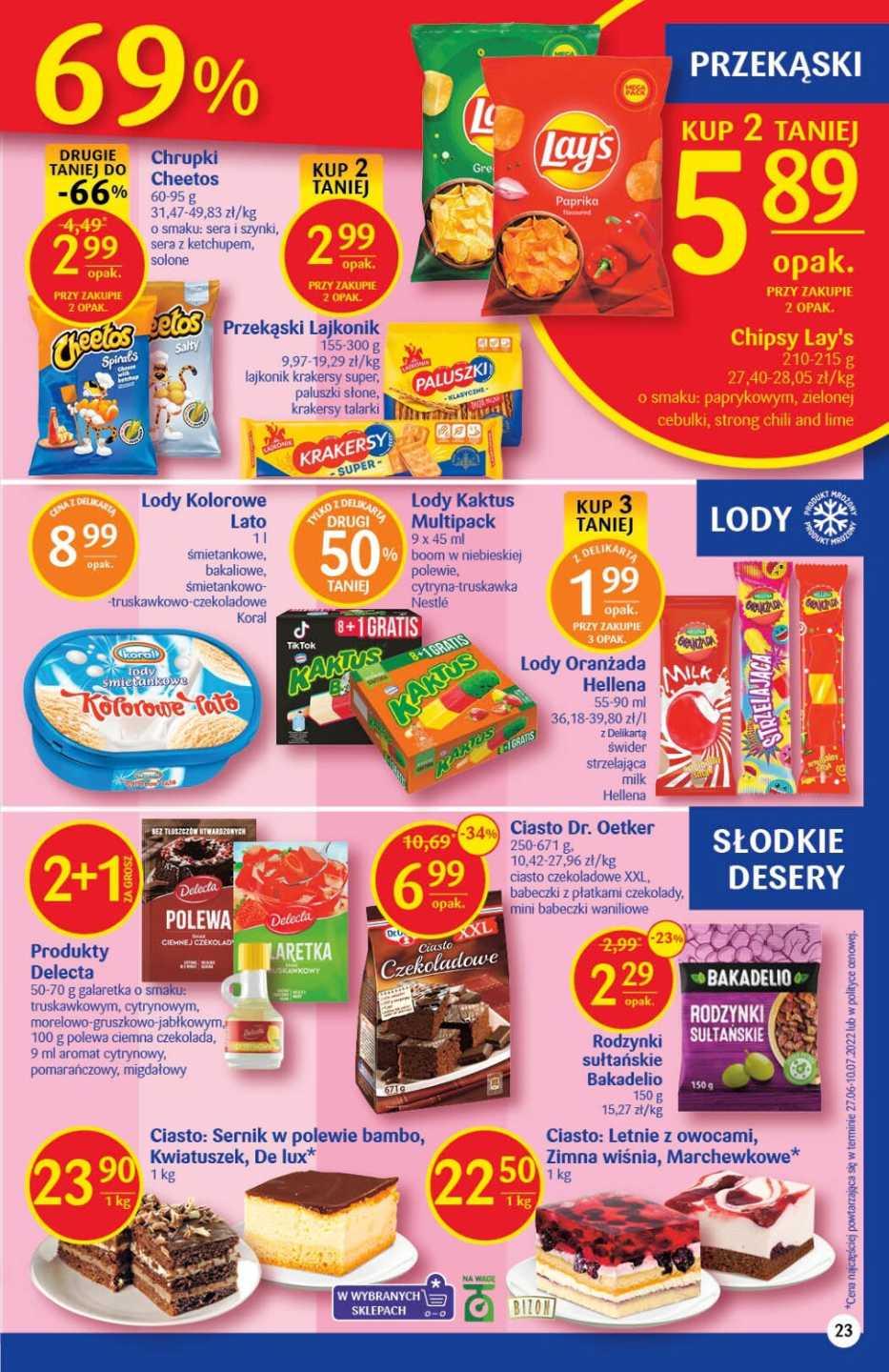 Gazetka promocyjna Delikatesy Centrum str. 23