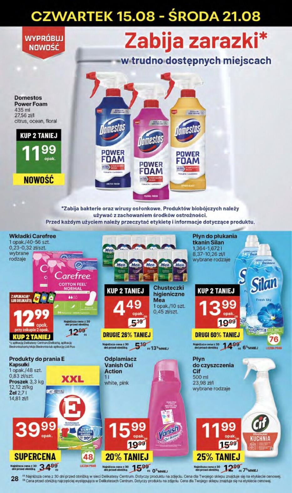 Gazetka promocyjna Delikatesy Centrum str. 28