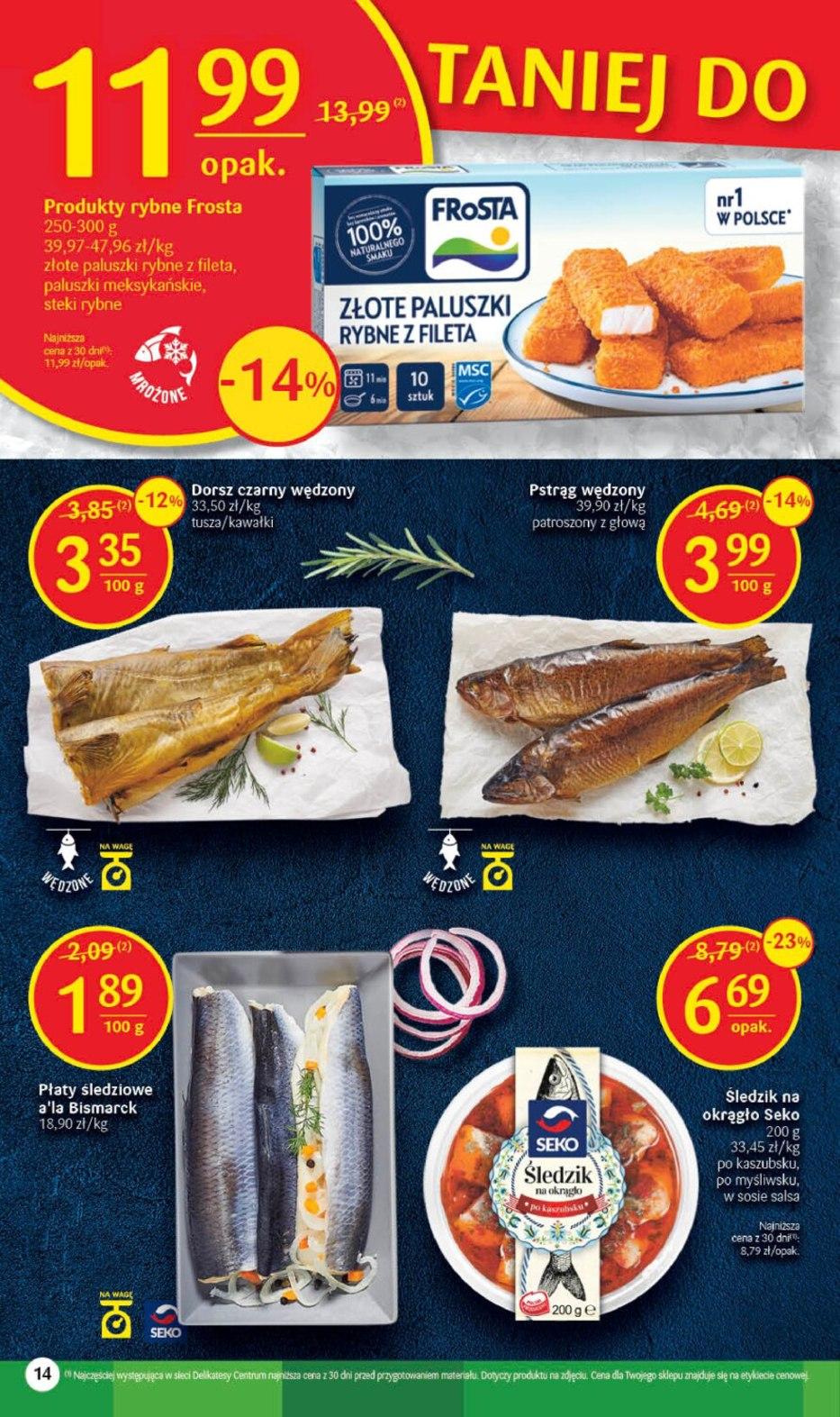 Gazetka promocyjna Delikatesy Centrum str. 14