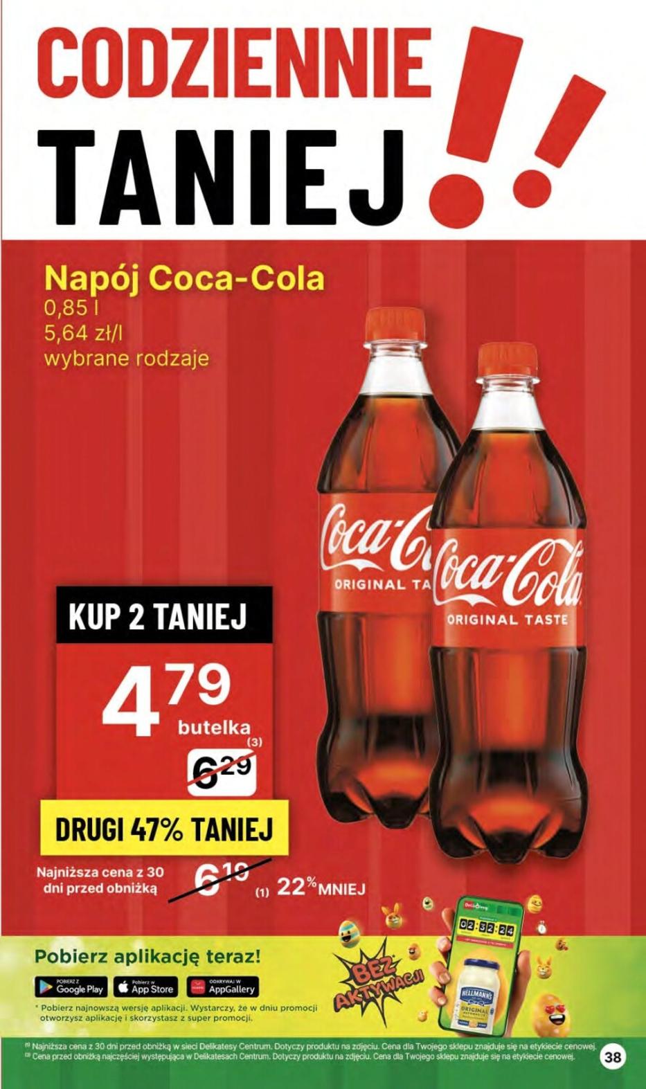 Gazetka promocyjna Delikatesy Centrum str. 38