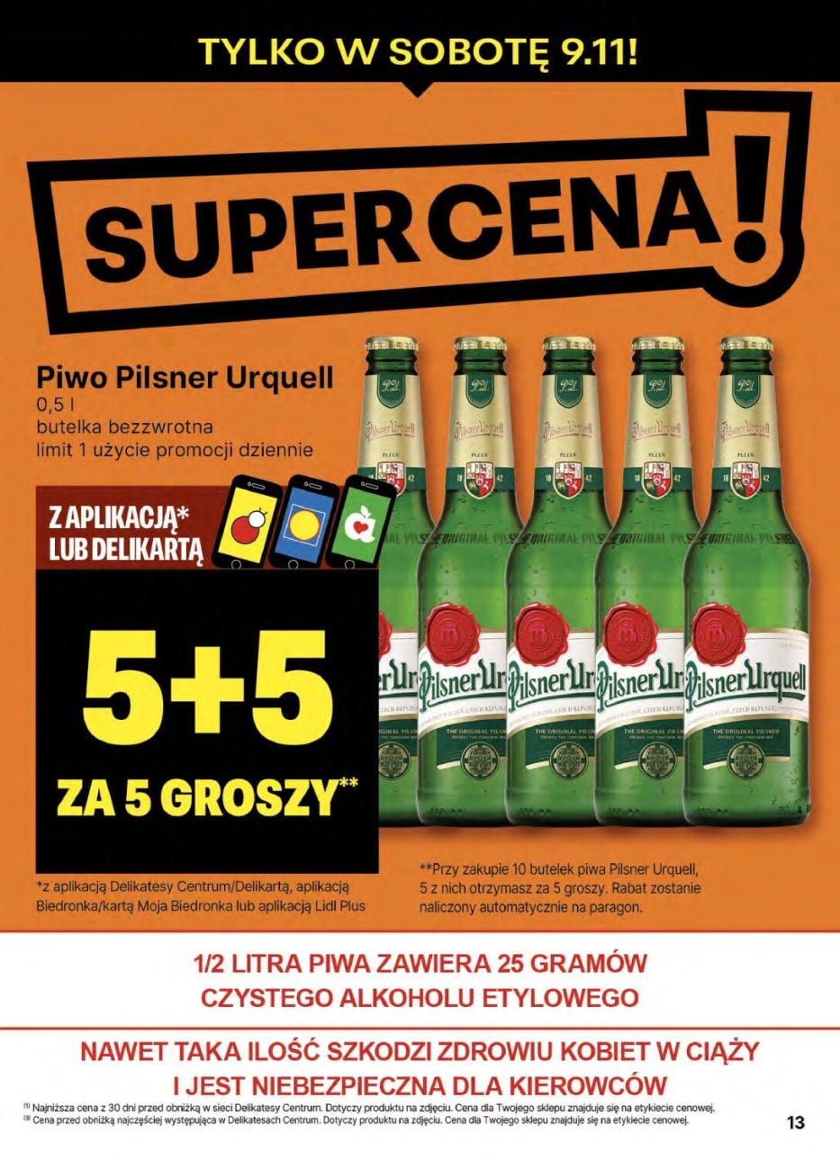 Gazetka promocyjna Delikatesy Centrum str. 13