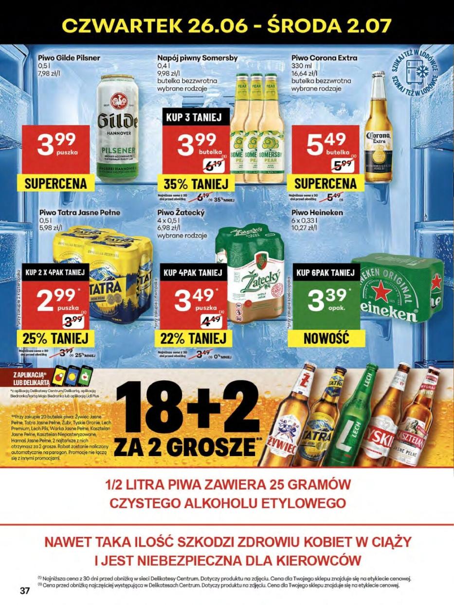 Gazetka promocyjna Delikatesy Centrum str. 37