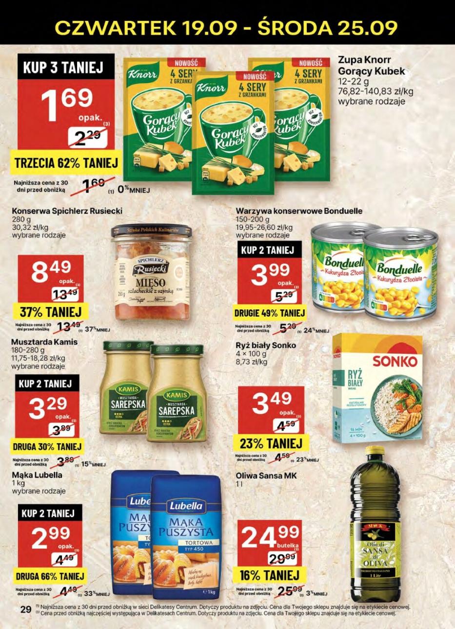 Gazetka promocyjna Delikatesy Centrum str. 29