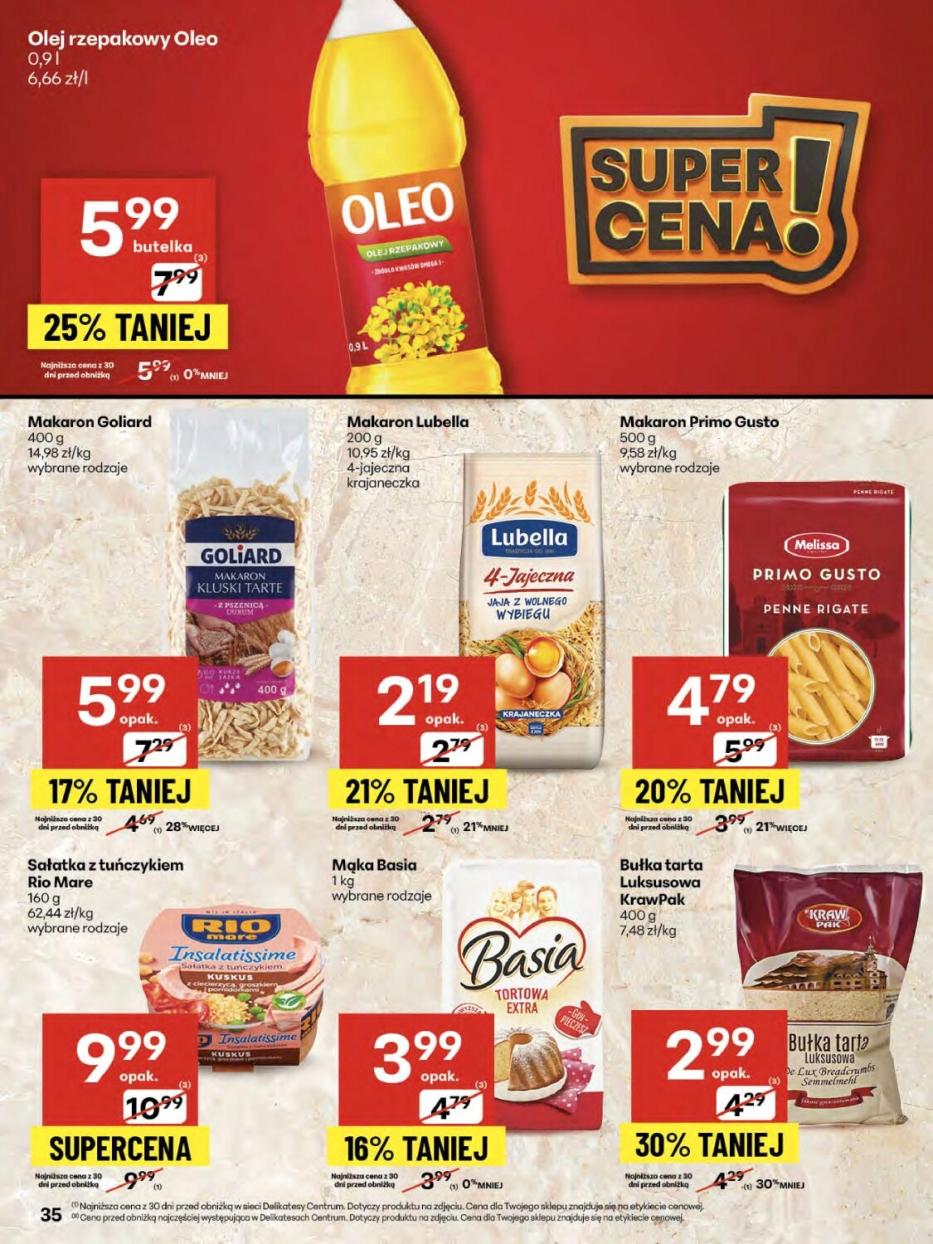 Gazetka promocyjna Delikatesy Centrum str. 35
