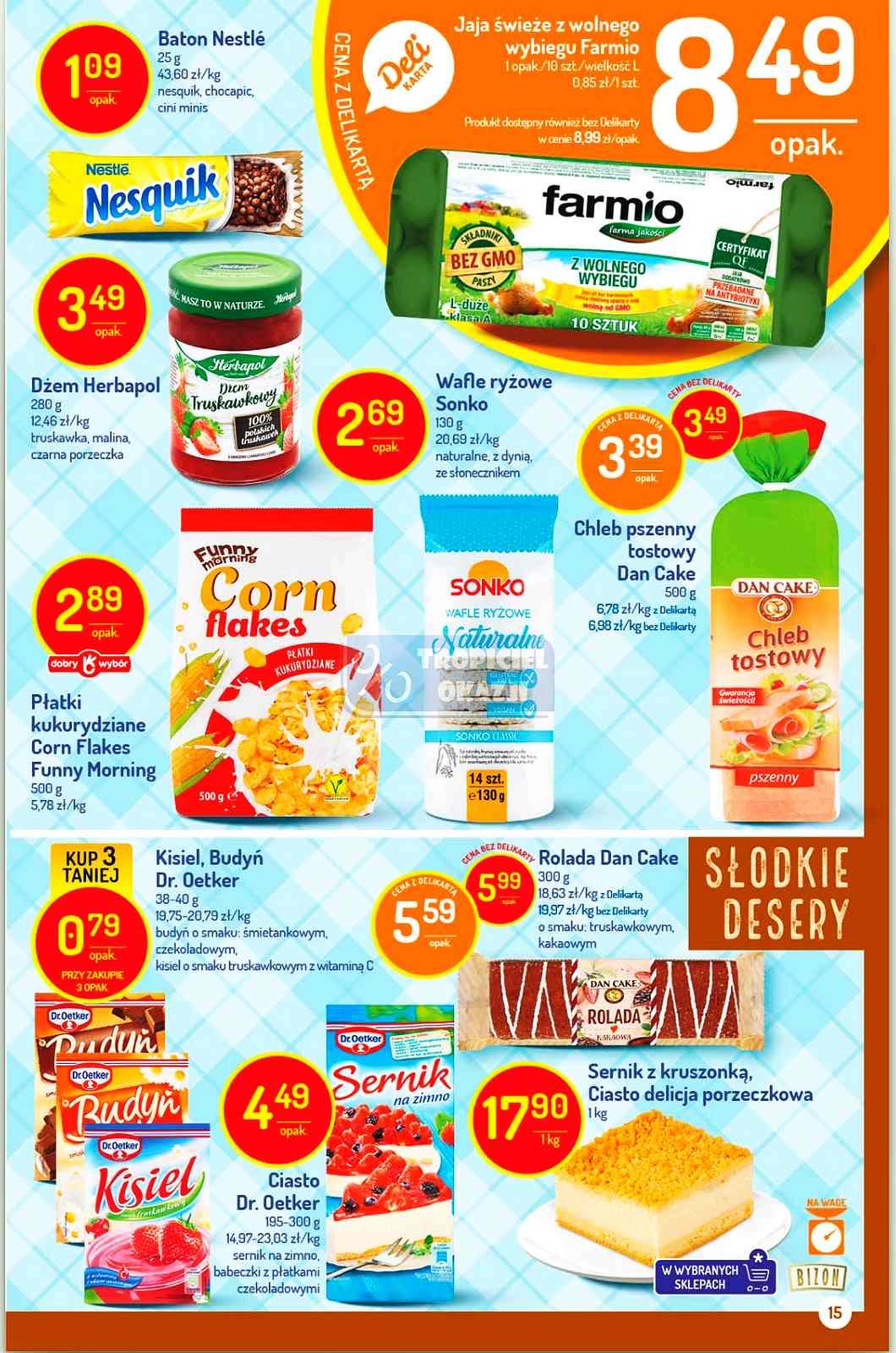 Gazetka promocyjna Delikatesy Centrum str. 15