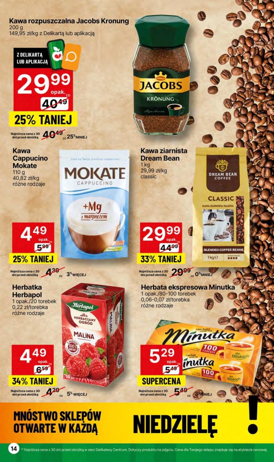 Gazetka promocyjna Delikatesy Centrum str. 14