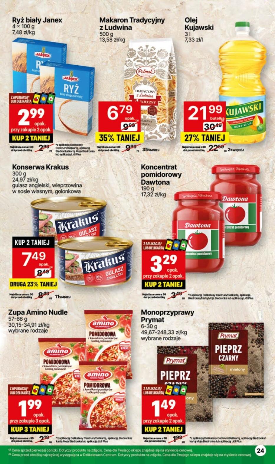 Gazetka promocyjna Delikatesy Centrum str. 24