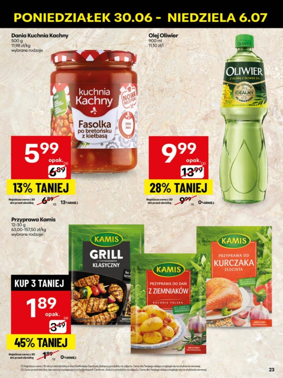 Gazetka promocyjna Delikatesy Centrum str. 23