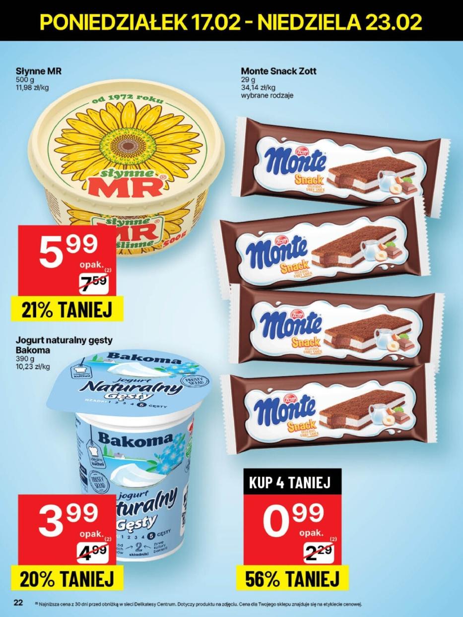 Gazetka promocyjna Delikatesy Centrum str. 22